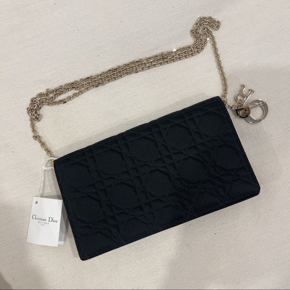 Lady Dior Satin Pouch - like new! Used only a handful of times - Picture 9 of 11